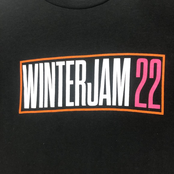 Winter Jam 22 Concert Tour T-Shirt Christian Music Black Delta Size Large - Picture 3 of 8